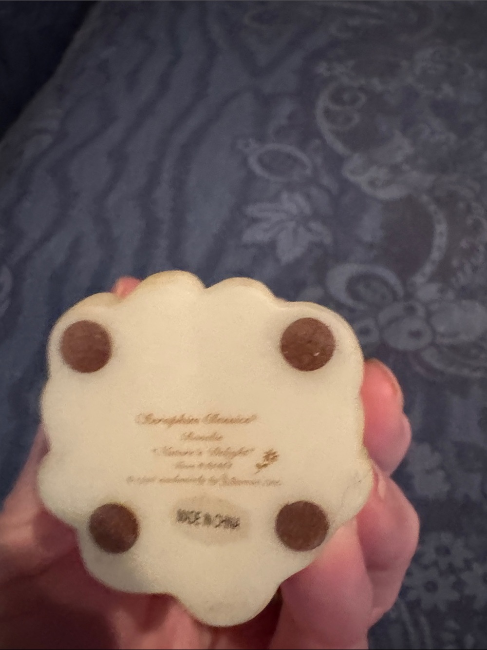 Porcelain Angel Figurine : sold as set - Picture 4 of 10